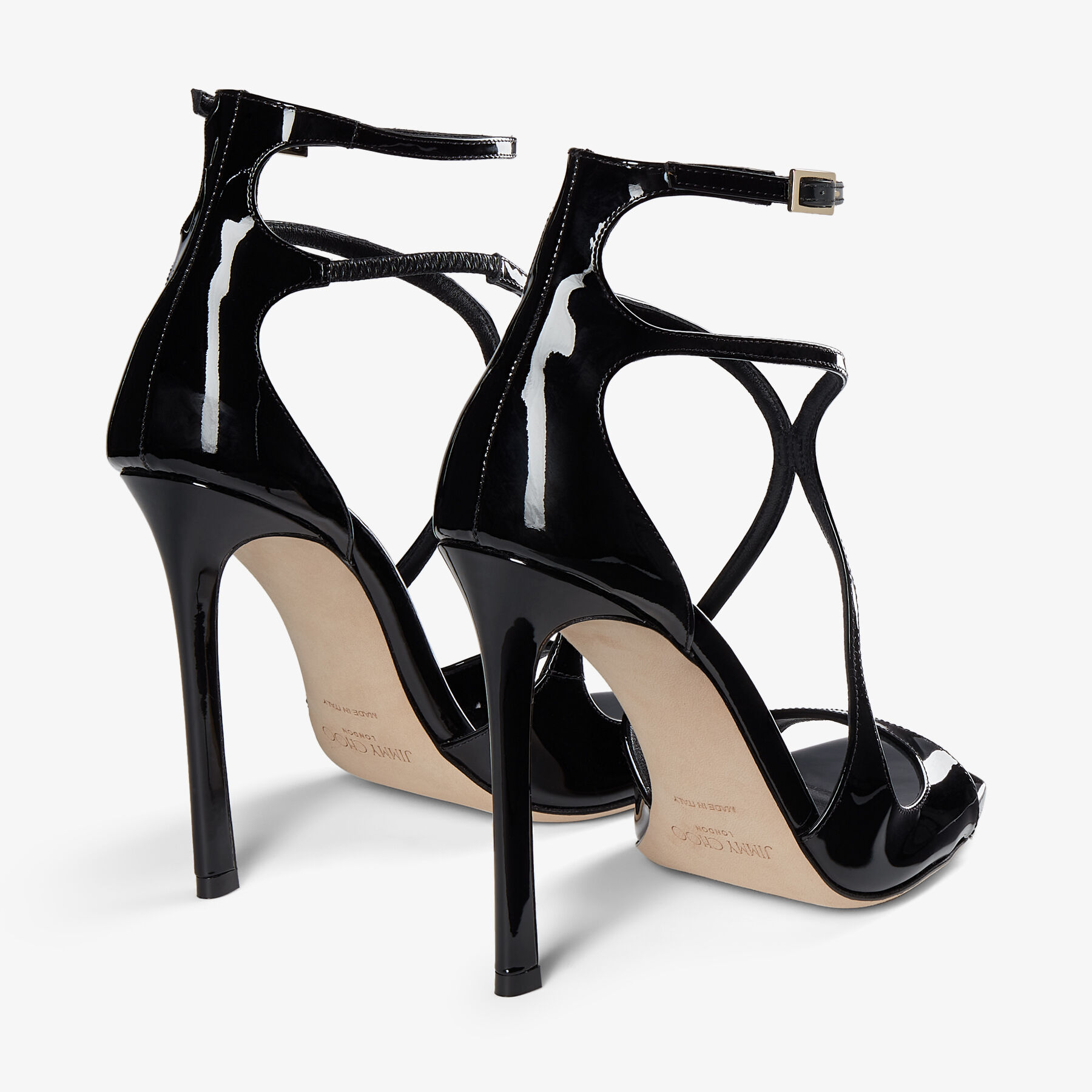 セール★Jimmy Choo★AZIA PUMP AZIA PUMP 75 | Black Patent Leather Pumps | Autumn