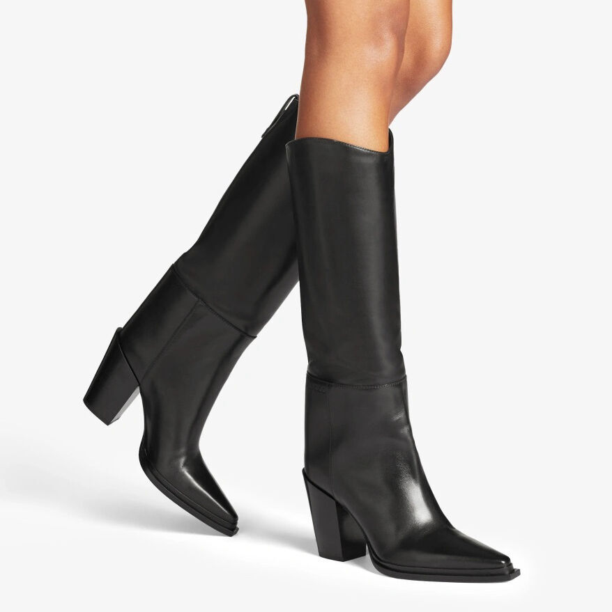 CECE 80 | Black Soft Calf Leather Boots | Autumn Collection