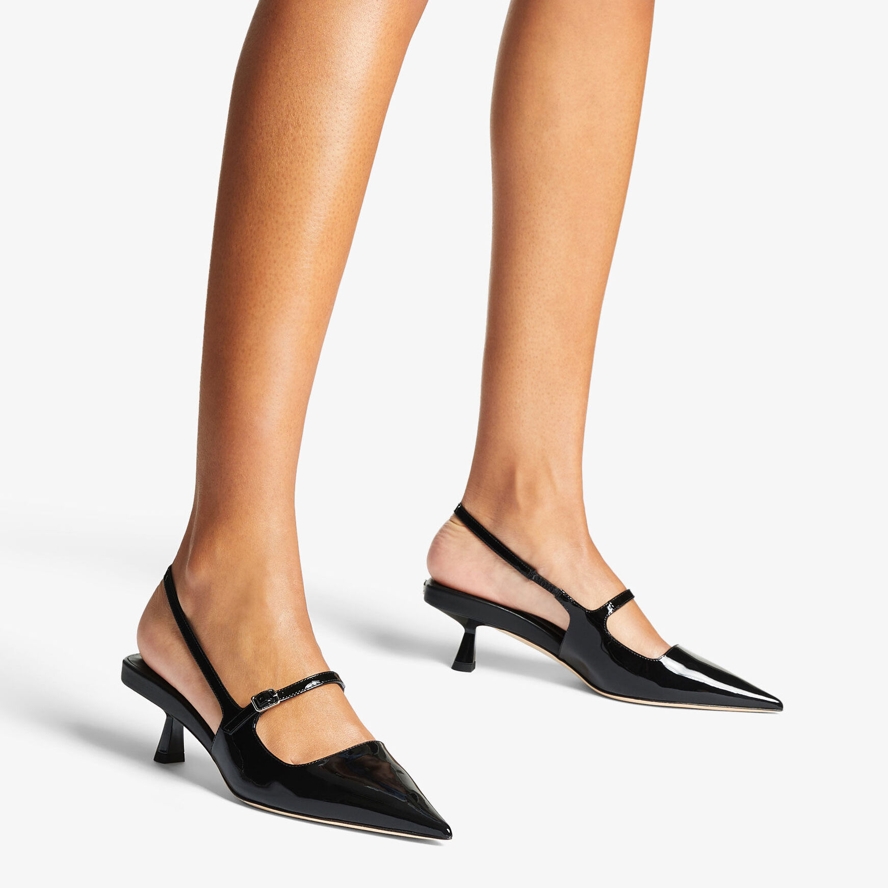 DIDI 45 | Zapatos de salón en charol de color negro con puntera puntiaguda  | Colección de otoño | JIMMY CHOO