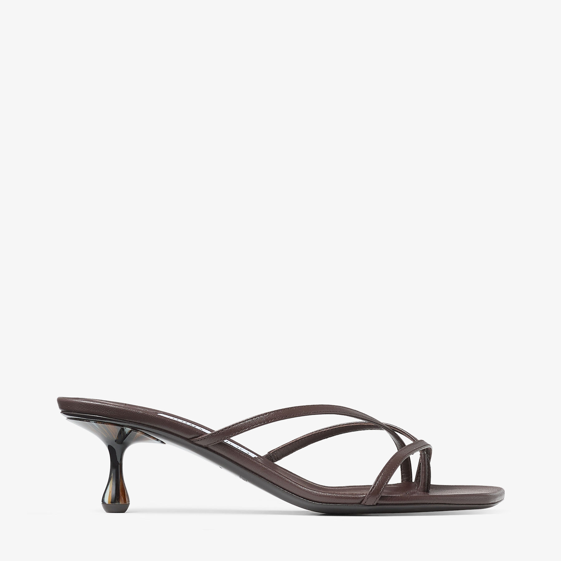 セール★Jimmy Choo★ETANA MULE Etana Mule 50|Gold Metallic Leather Sandals| JIMMY CHOO