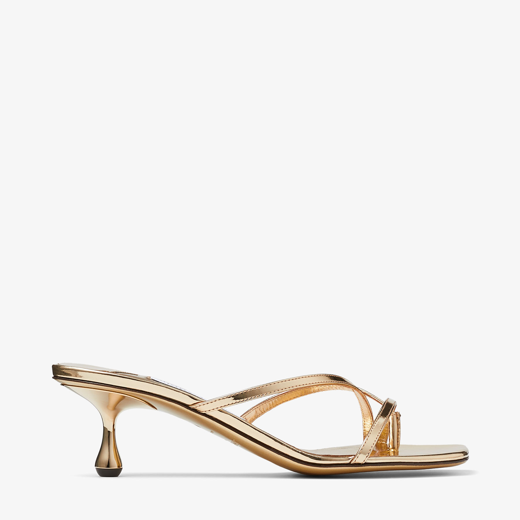 サンダル・ミュール Jimmy Choo Silver Leather Etana 80 Sandals Etana 80|Silver Metallic Leather Sandals| JIMMY CHOO CA