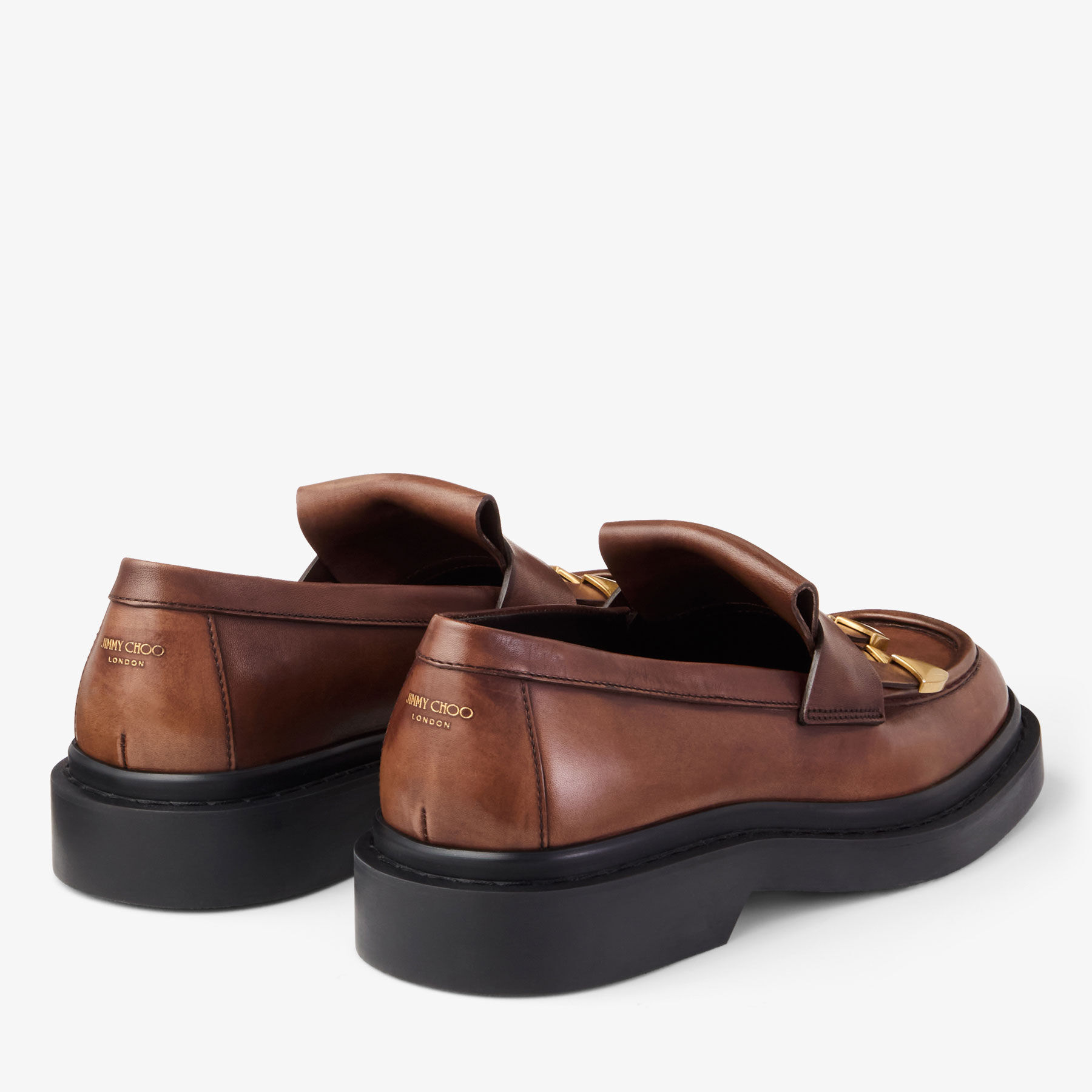 Jimmy Choo Dark Brown Suede Tassel Loafers Ellis Loafer M | Chocolate Velvet Suede Loafers | JIMMY CHOO main image 2