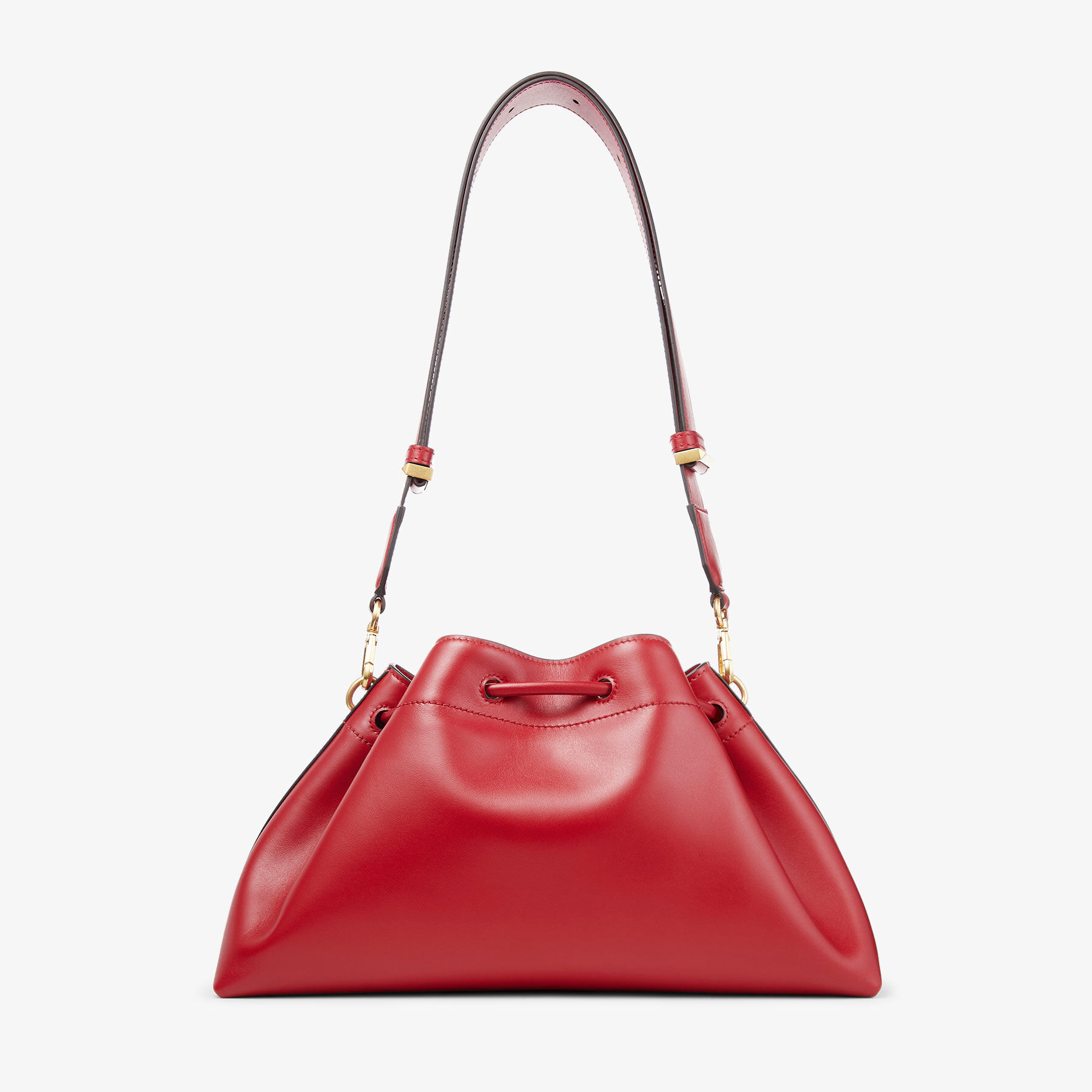 Jimmy Choo Red Calfskin Leather Riley Tote w/ Strap – Oliver