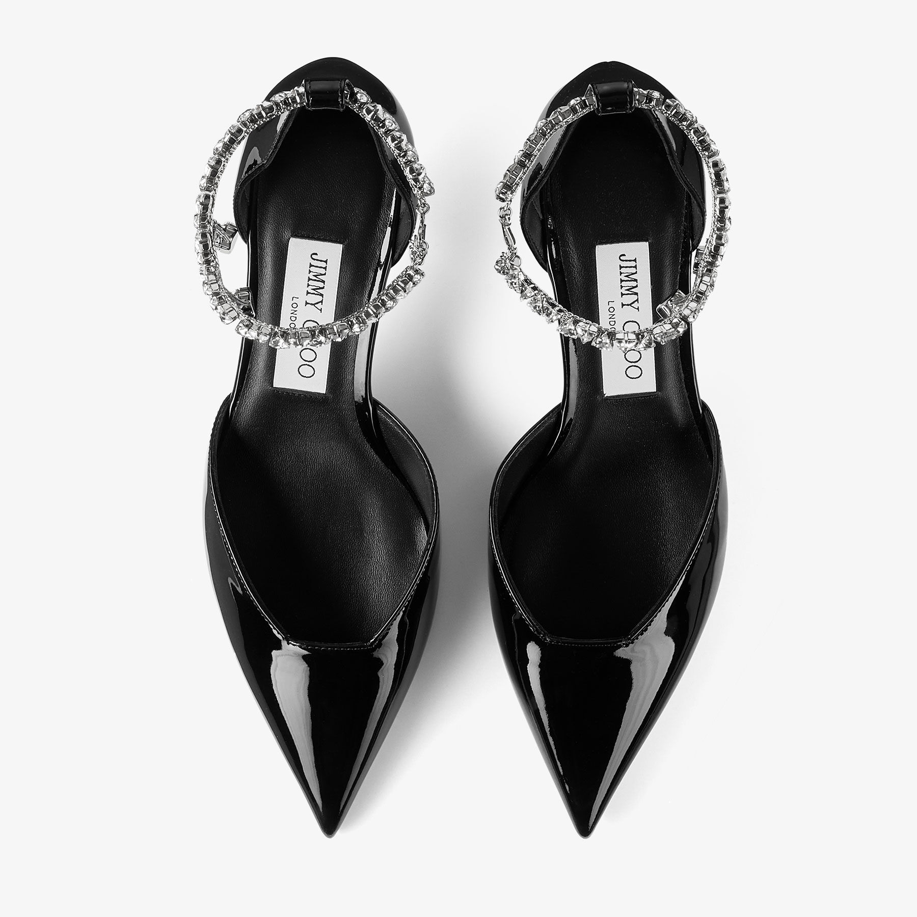 Stevie 50 | Black Patent Leather Pumps | JIMMY CHOO