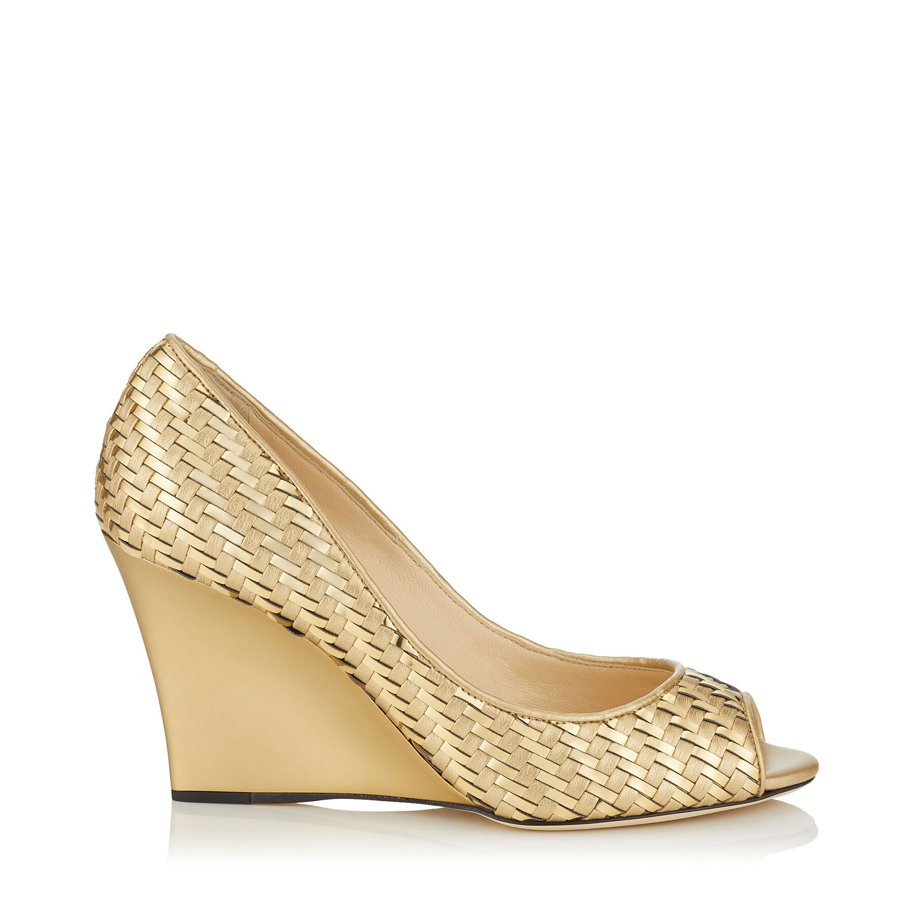 Gold Mix Woven Metallic Wedges Baxen Cruise 19 Jimmy Choo Find this pin and more on womens fashion by jimmy choo shoes $69. jimmy choo