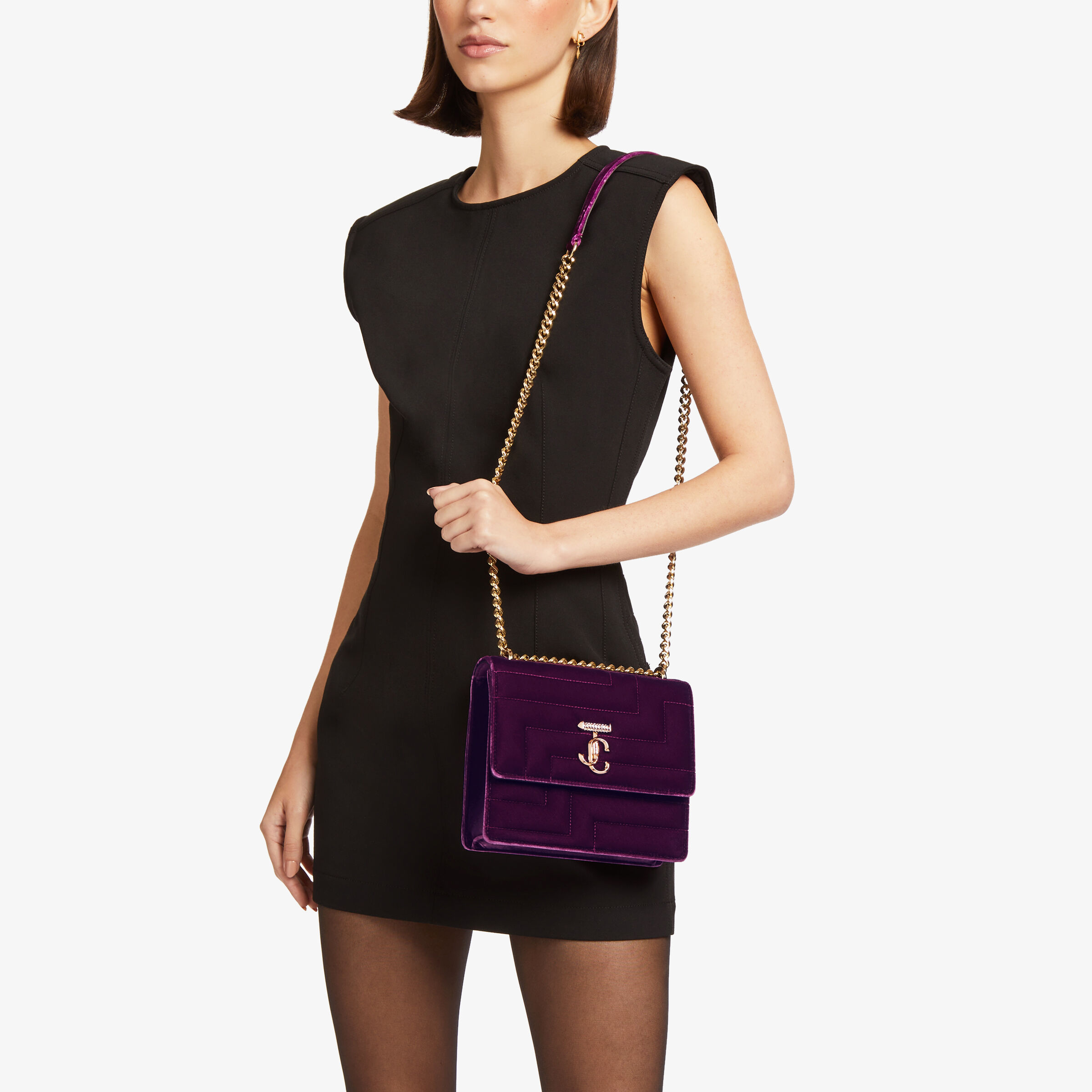 Jimmy choo velvet bag cheap