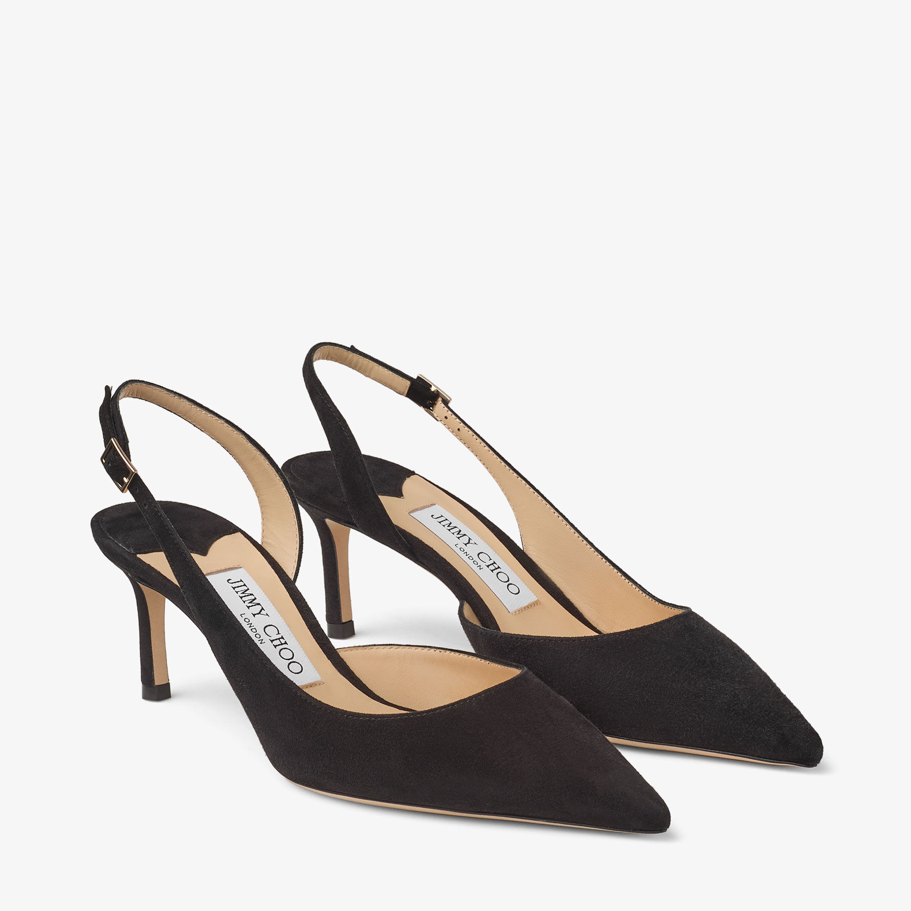 【JIMMY CHOO】超特価セール★Lenora 60 スエード パンプス Lenora 60 |Black Suede Pumps | JIMMY CHOO