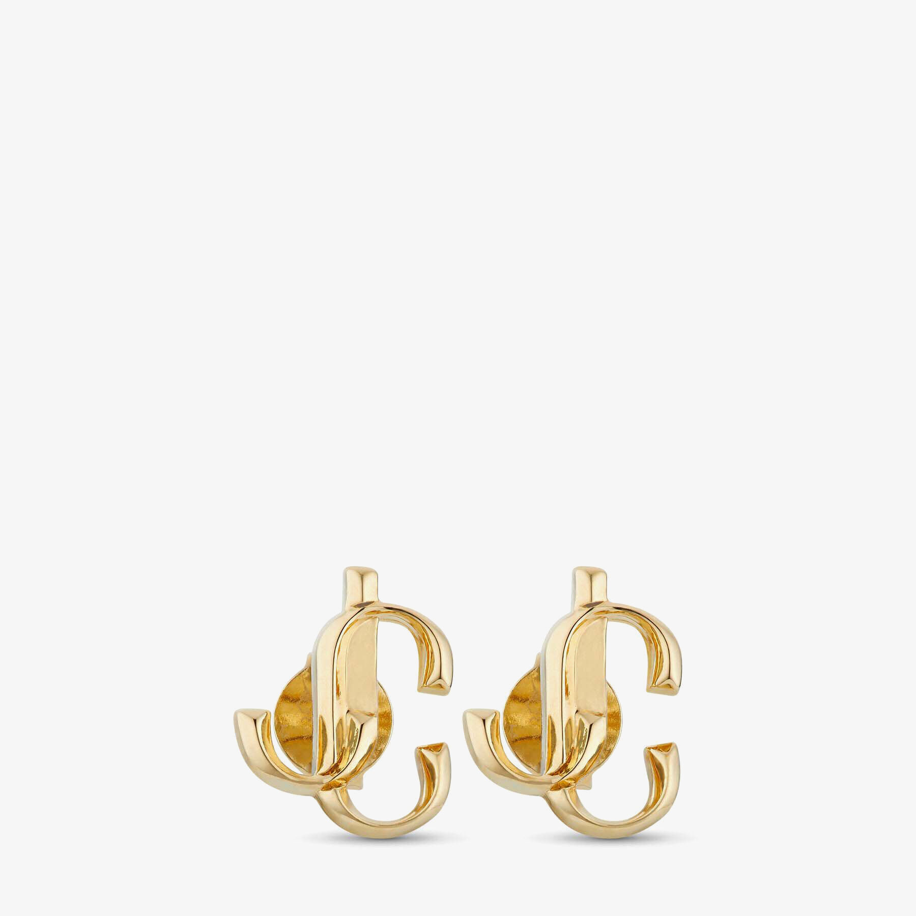 【Jimmy Choo】JC Star Studs Gold-Finish Metal JC Star Stud Earrings with Swarovski