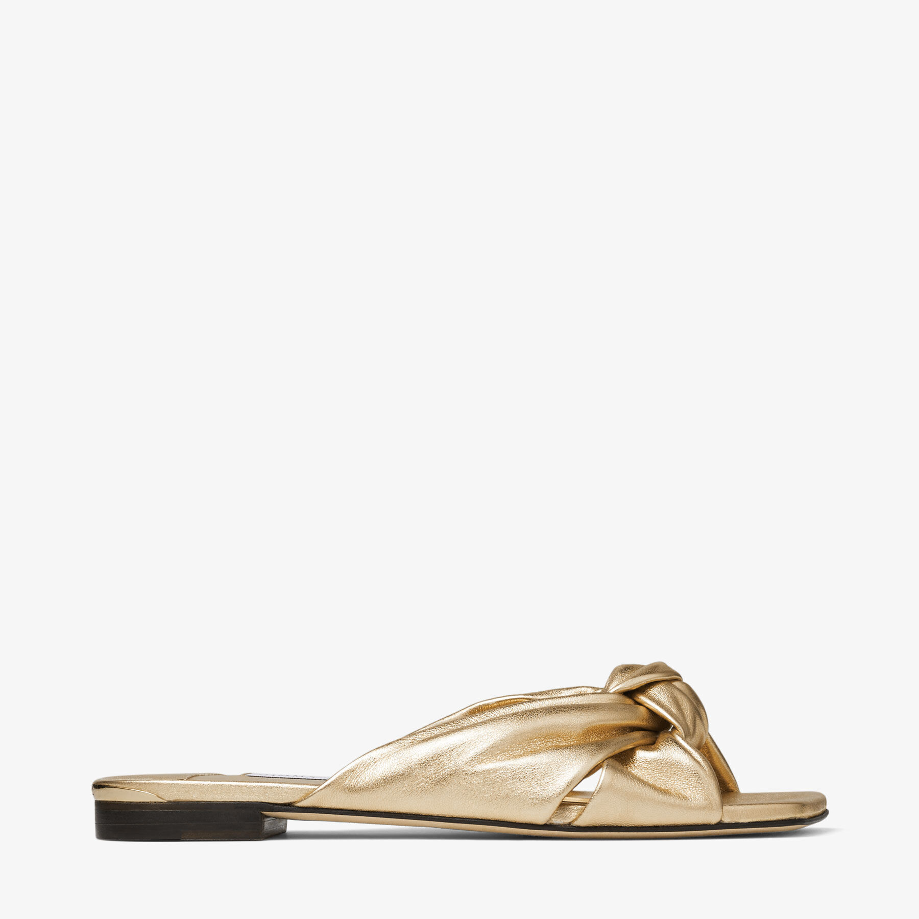 Gold criss sales cross sandals