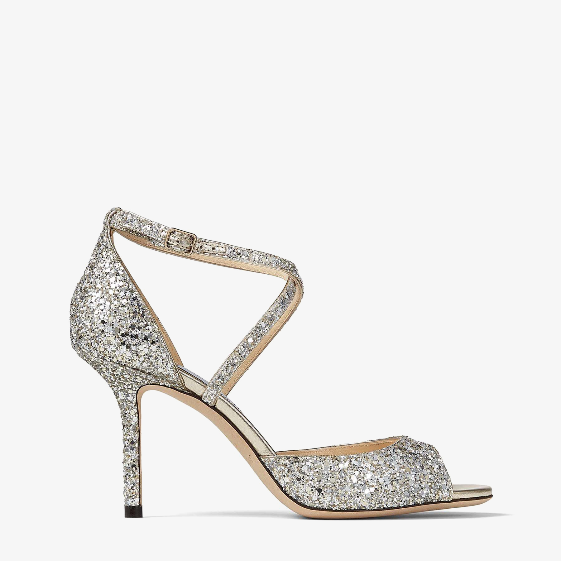 Jimmy choo emily 85 champagne clearance