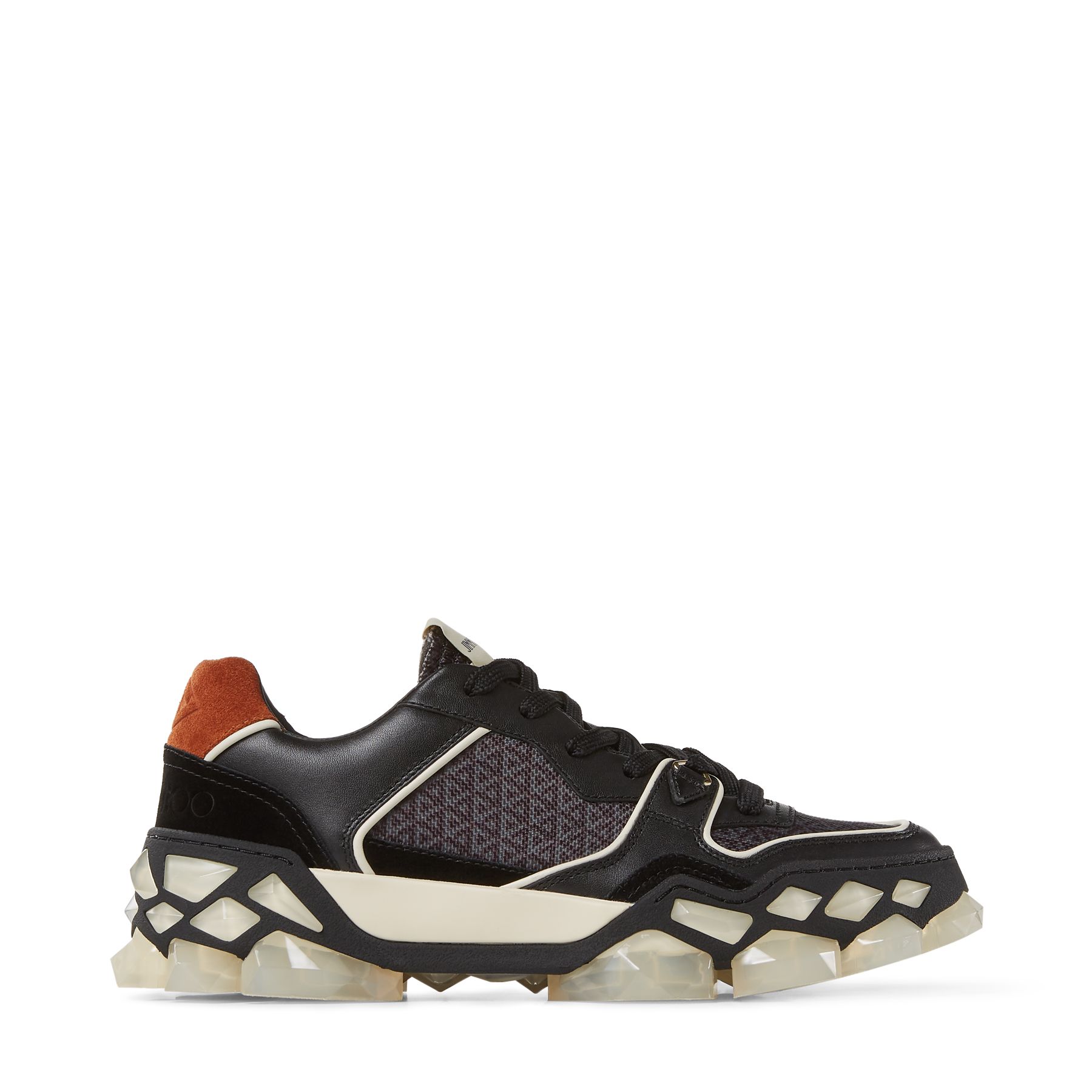 womens black jimmy choo trainers