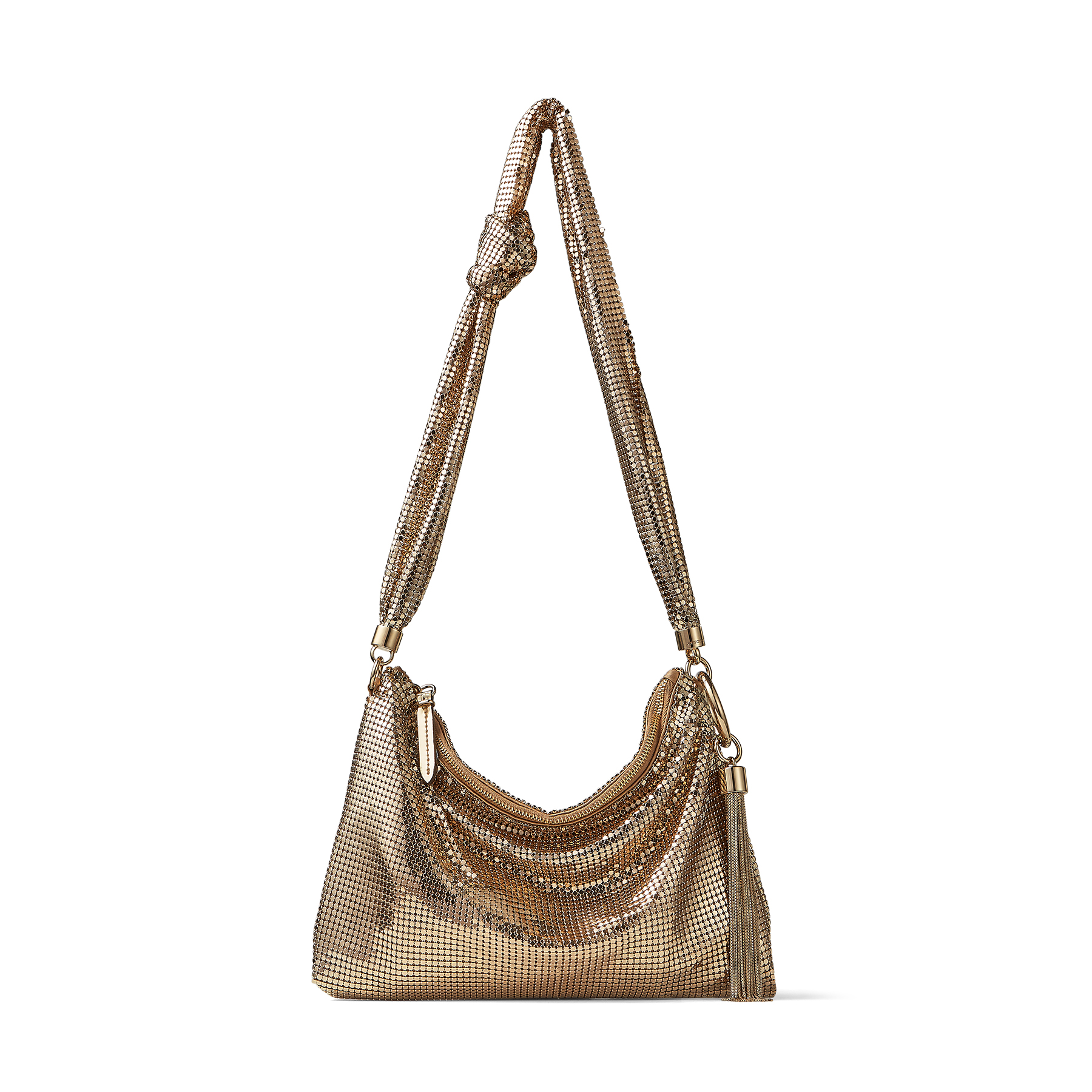 uo satin & chain shoulder bolsa