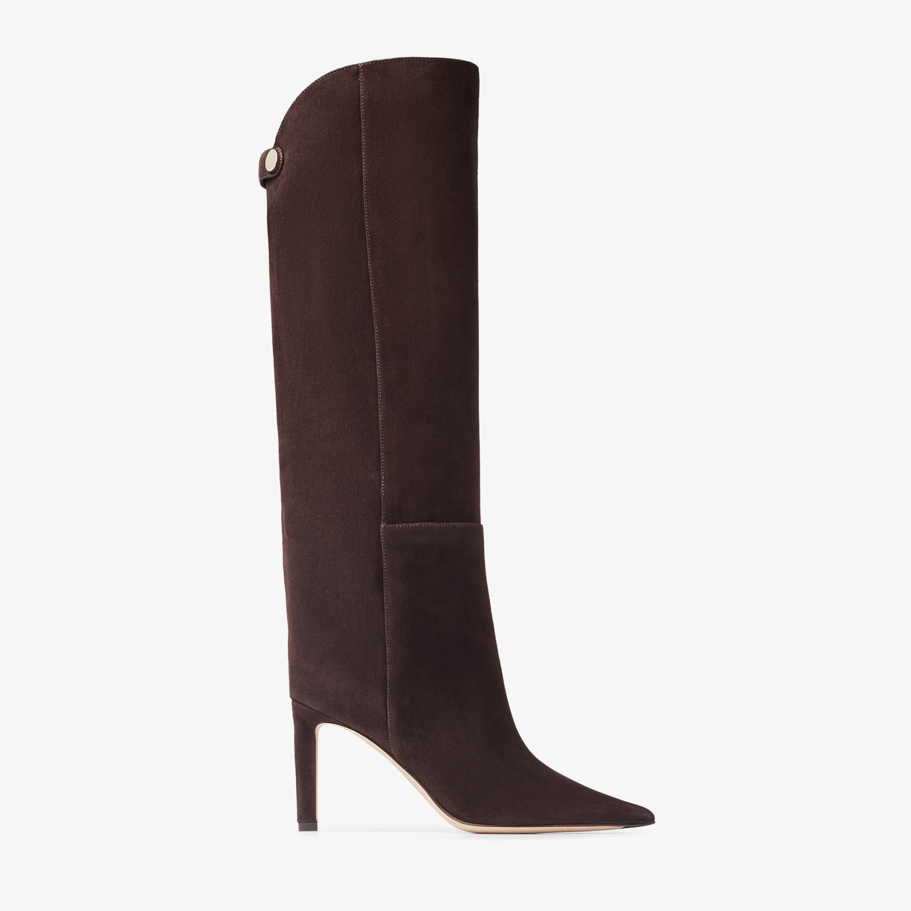 Jimmy Choo Alizze Knee Boot 85 In Kaffee