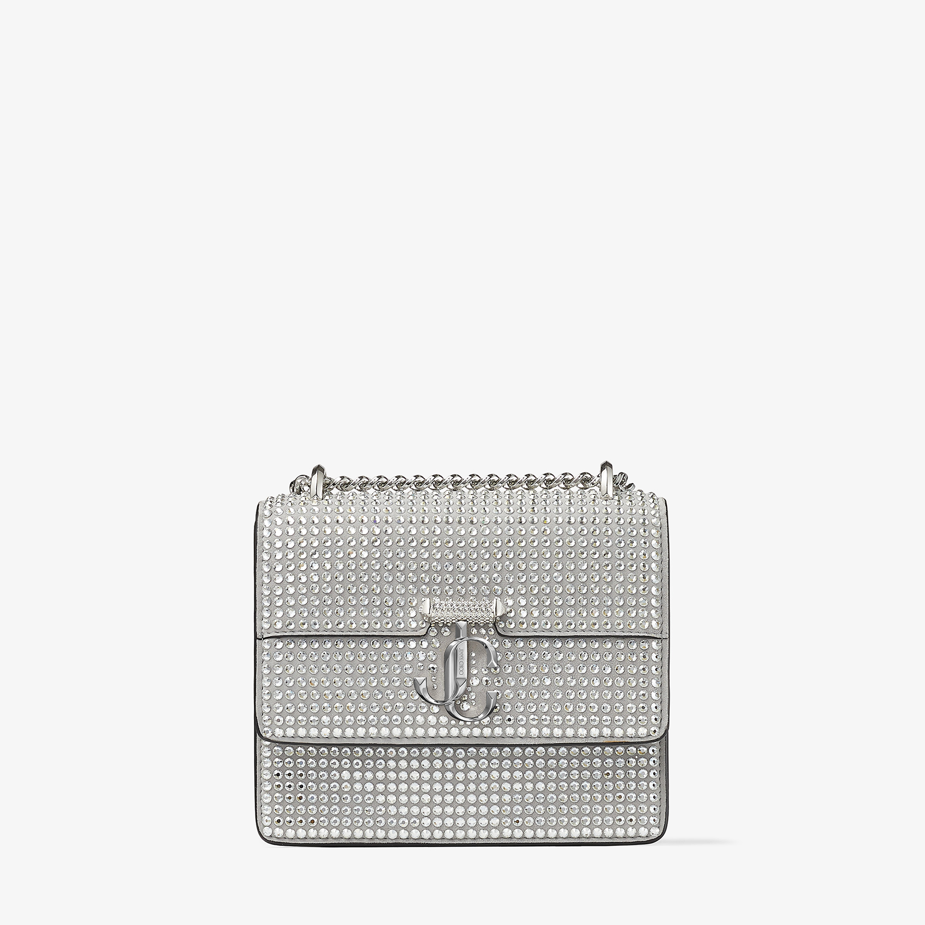 Jimmy Choo Avenue Quad Xs In Silver/silver